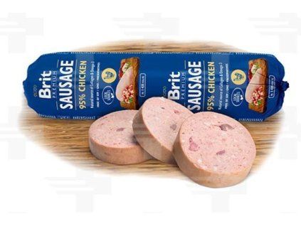 Saláma BRIT dog Chicken 800 g