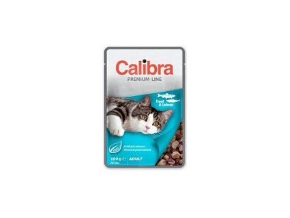 Calibra KAPSIČKA Premium cat Adult Pstruh & losos v omáčke 100 g