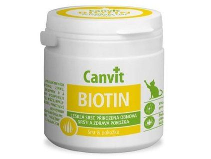Canvit Biotin pre mačky 100 tbl. 100 g