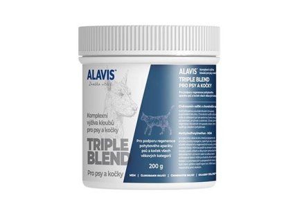 ALAVIS Triple Blend pre psy a mačky plv. 200 g