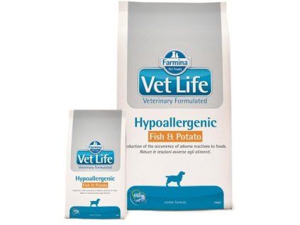 Farmina Vet Life dog Hypoallergenic fish & potato 2 kg