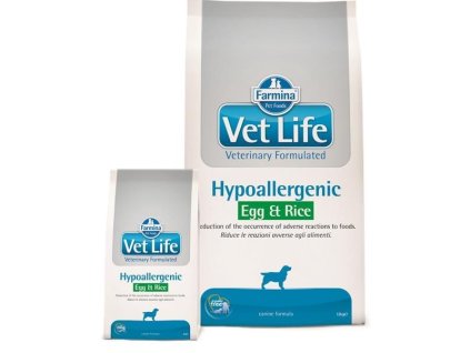 Farmina Vet Life dog Hypoallergenic egg & rice 2 kg