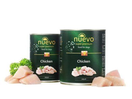 NUEVO dog Adult Chicken 800 g konzerva