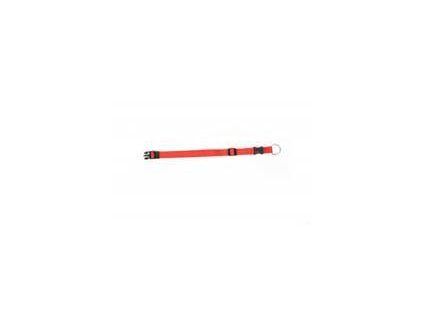 Obojok DUVO+ Nastaviteľný nylon červený 22-35 cm/ 10mm