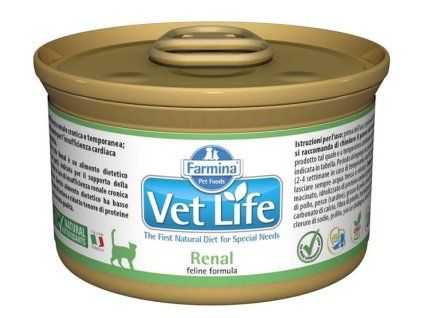 Farmina Vet Life cat Renal konzerva 85 g