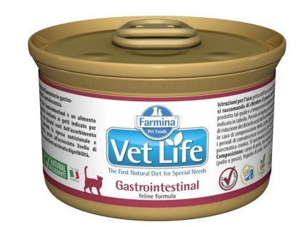 Farmina Vet Life cat Gastrointestinal konzerva 85 g