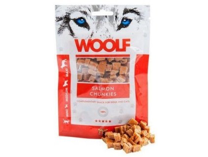 Pamlsok Woolf Dog Salmon Chunkies 100 g