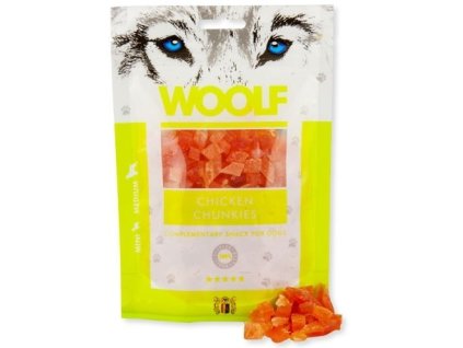 Pamlsok Woolf Dog Chicken Chunkies 100 g
