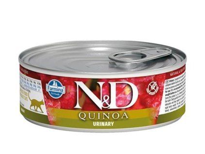 Farmina N&D cat QUINOA Urinary konzerva 80 g