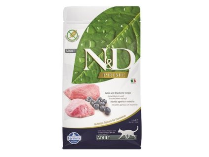 Farmina N&D cat PRIME (GF) adult, lamb & blueberry 1,5 kg
