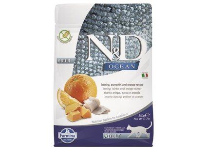 Farmina N&D cat OCEAN PUMPKIN adult Herring & Orange 0,3 kg