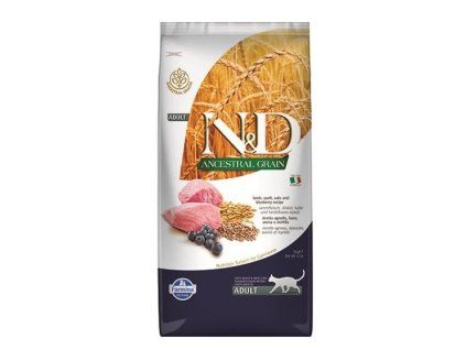 Farmina N&D cat AG adult Lamb, spelt, oats & blueberry 5 kg