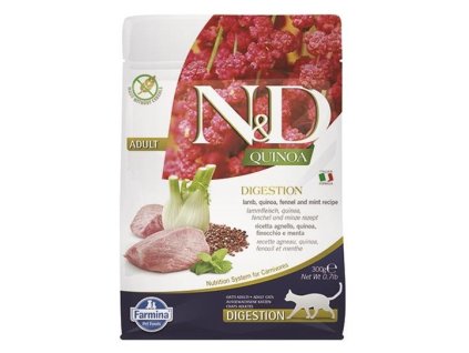 Farmina N&D cat GF QUINOA Digestion Lamb 0,3 kg