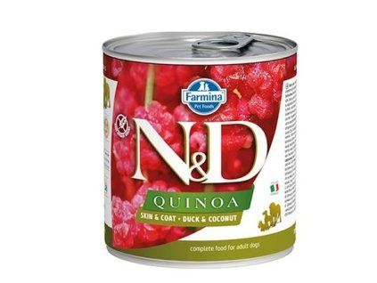 Farmina N&D dog QUINOA Duck & Coconut konzerva 285 g