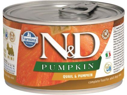 Farmina N&D dog PUMPKIN & Quail konzerva 140 g