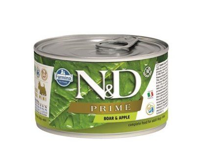 Farmina N&D dog PRIME Boar & Apple konzerva 140 g