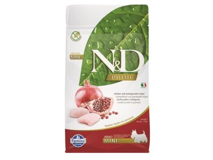 Farmina N&D dog PRIME (GF) adult mini, chicken & pomegranate 0,8 kg