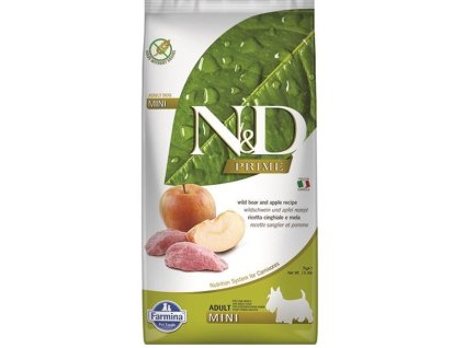 Farmina N&D dog PRIME (GF) adult mini, boar & apple 7 kg