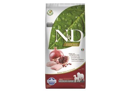Farmina N&D dog PRIME (GF) adult medium & maxi, chicken & pomegranate 12 kg