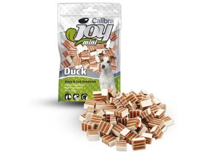 Pamlsok CALIBRA Joy DOG Mini Duck&Cod Sandwich 70 g