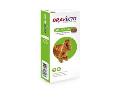 Dar pre OZ Malá Farma - Košice : Bravecto Dog M žuvacie tablety 10-20 kg 500 mg 1 x 1 tbl