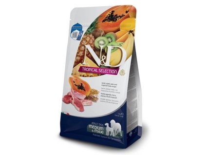 Farmina N&D dog TROPICAL SELECTION (AG) adult medium & maxi, lamb 2 kg