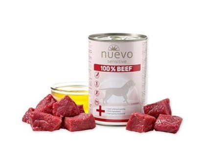 NUEVO dog Sensitive 100% Beef bal. 6 x 400 g konzerva