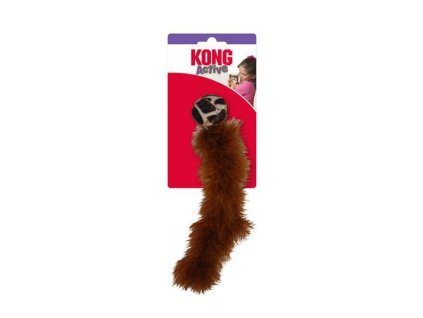Hračka Kong Cat Active Wild Tails Assorted Chvost s loptičkou, polyester