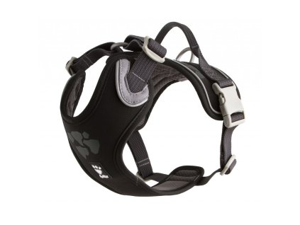 Postroj Hurtta Weekend Warrior čierný 80-100cm