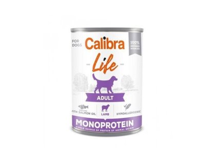 Calibra KONZERVA dog Adult Life Lamb 400g