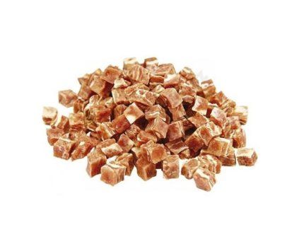 Pamlsok Salač Kocky kačacie s treskou malé 100 g