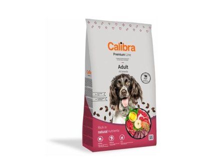 Calibra Premium Line Dog Adult Beef NEW 12 kg