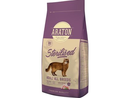 ARATON cat adult sterilised 15 kg