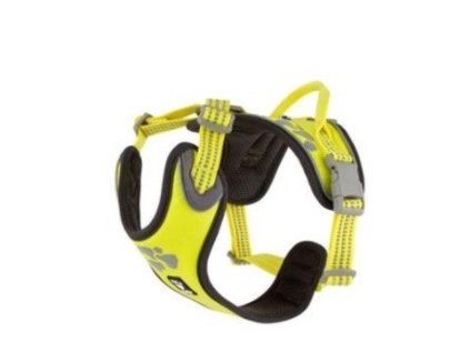 Postroj Hurtta Weekend Warrior neon citrónový 40-45cm