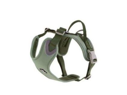 Postroj Hurtta Weekend Warrior ECO zelený 45-60cm